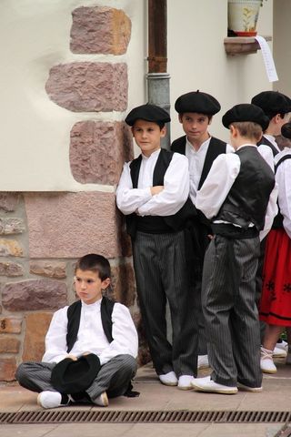 Conjunto tradicional vasco Vitoria