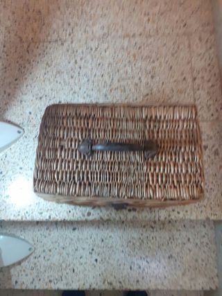 Maleta artesanal mimbre