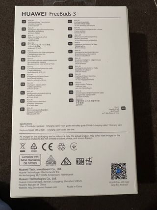 Auriculares Huawei freebuds 3