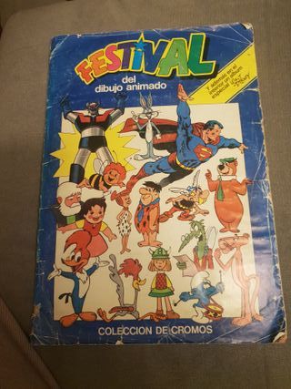 ALBUM DE CROMOS FESTIVAL DEL DIBUJO ANIMADO