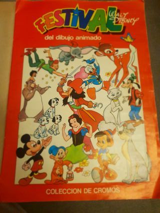 ALBUM DE CROMOS FESTIVAL DEL DIBUJO ANIMADO