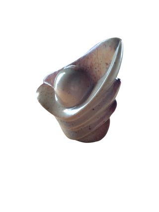 Due sculture in pietra shona dallo Zimbabwe