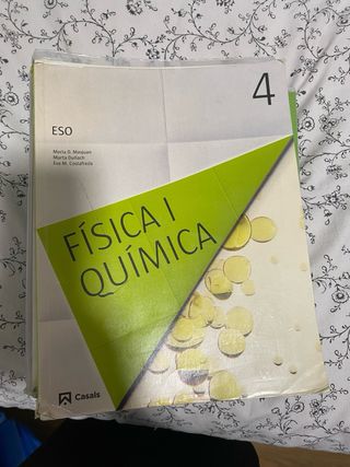 Libro “fisica y quimica” 4o de la ESO
