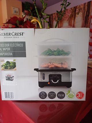 Vaporera eléctrica cocedor