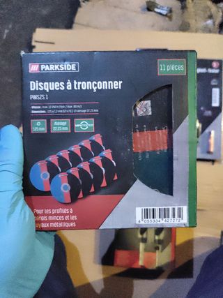 Lote multímetro. Discos corte brocas