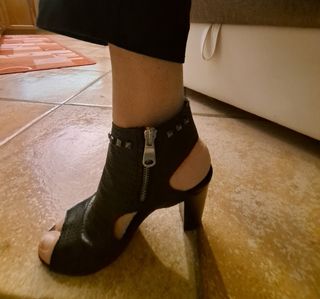 Scarpe estive con tacco