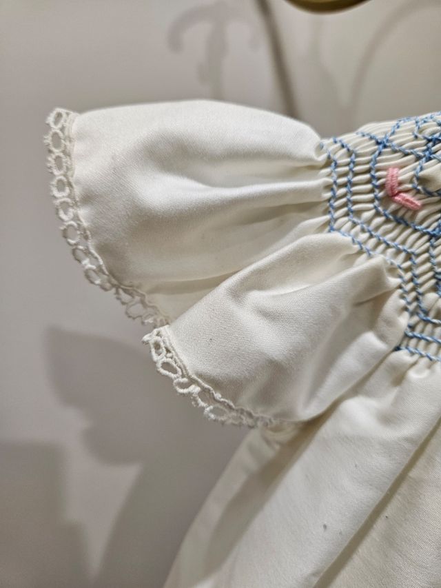 Vestido 4-6 meses hecho a mano