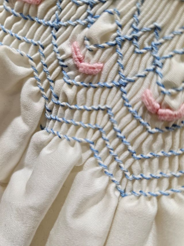 Vestido 4-6 meses hecho a mano