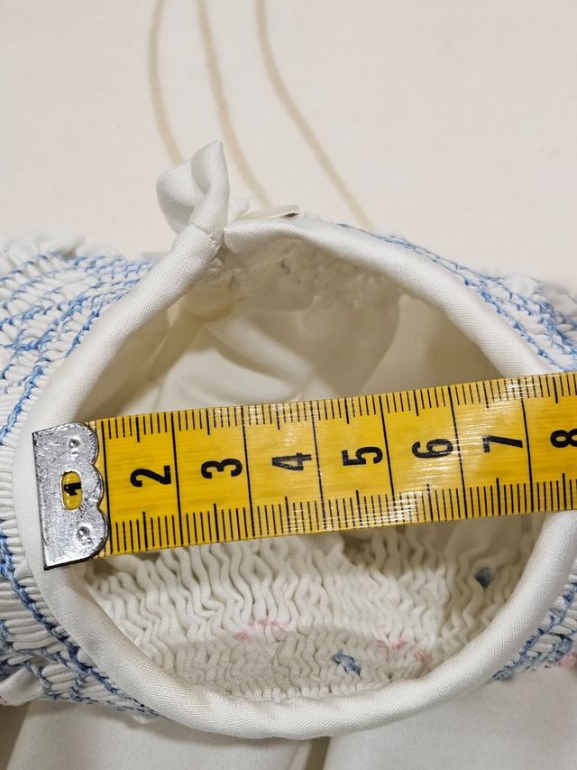 Vestido 4-6 meses hecho a mano