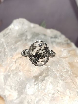 anillo de Diamantes Herkimer