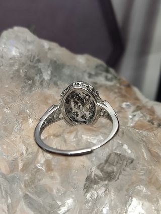 anillo de Diamantes Herkimer