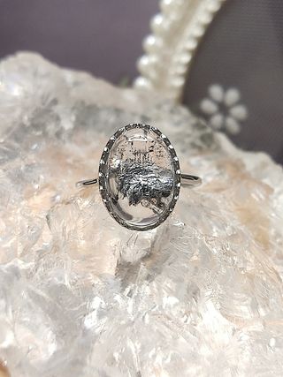 anillo de Diamantes Herkimer