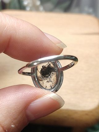 anillo de Diamantes Herkimer