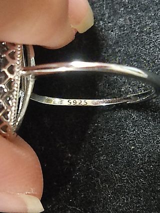 anillo de Diamantes Herkimer