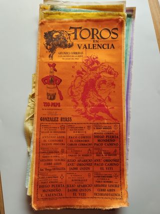 Cartel corrida toros valencia fallas