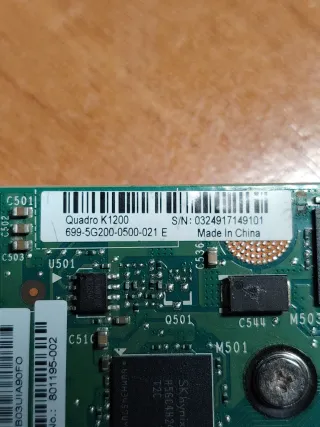 Nvidia Quadro 4GB GDDR5