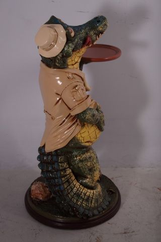 Figura cocodrilo camarero
