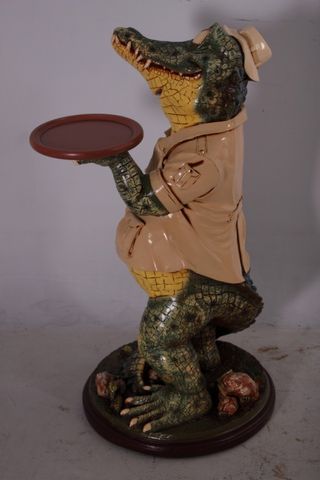 Figura cocodrilo camarero