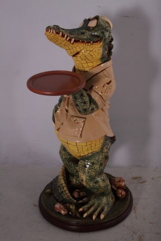 Figura cocodrilo camarero