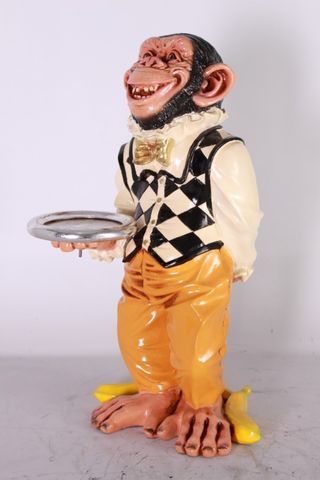 Figura Monito camarero pequeño