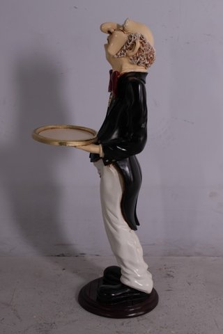 Figura Sommelier con bandeja