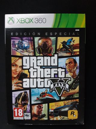🆕➡️ GTA 5 edición especial xbox360. 
