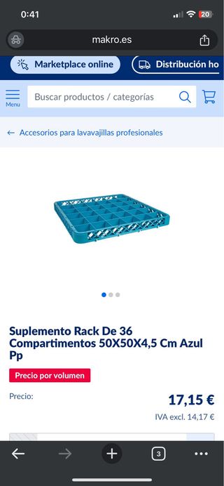 Cestas 50x50cm lavavajillas copas vasos