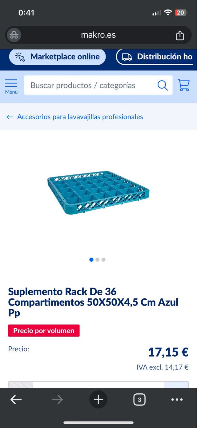 Cestas 50x50cm lavavajillas copas vasos