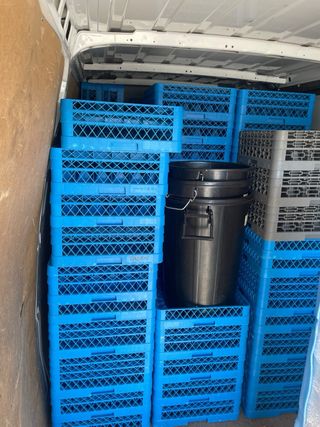 Cestas 50x50cm lavavajillas copas vasos