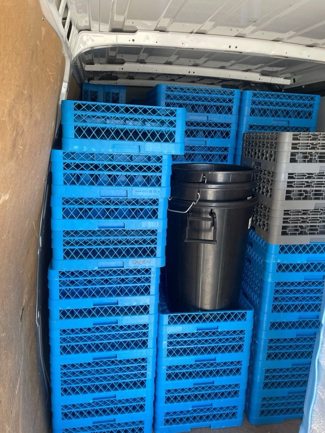Cestas 50x50cm lavavajillas copas vasos