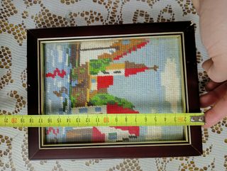 Cuadro bordado a mano