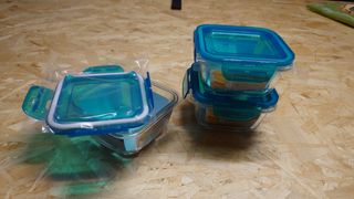 Set 2 pezzi contenitore vetro Bormioli