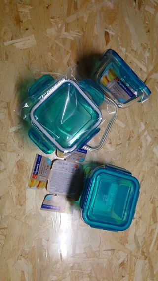 Set 2 pezzi contenitore vetro Bormioli