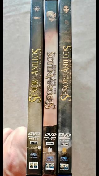 6 DVDs TRILOGÍA - EL SEÑOR DE LOS ANILLOS