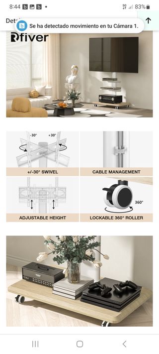 Mesa para televisión