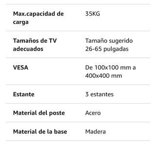 Mesa para televisión