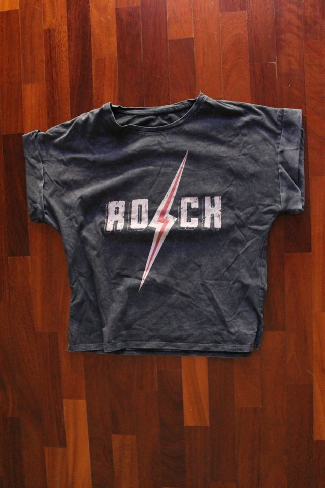 Maglietta "Rock" grigia