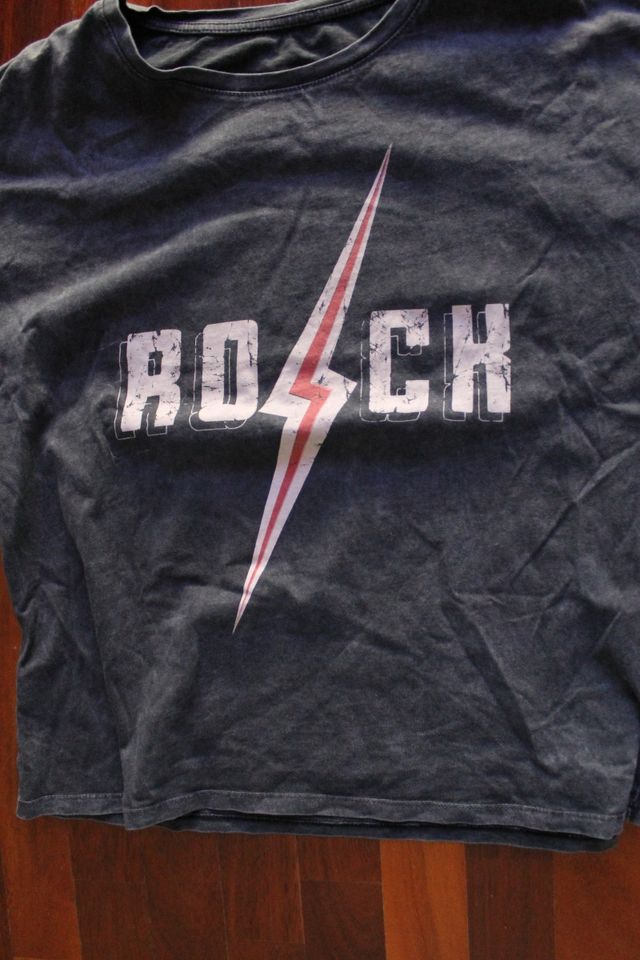 Maglietta "Rock" grigia