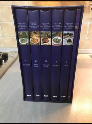 Cofanetto libri cucina De Agostini