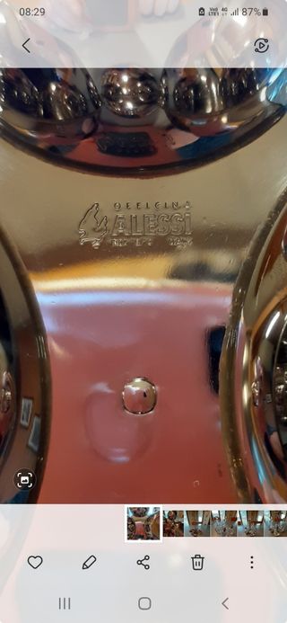 Portacondimenti in cristallo Alessi