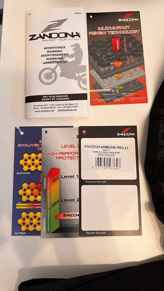 Zandonà - Paraschiena+sterno Esatech Armour Pro X7