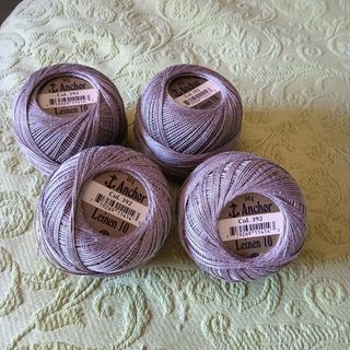 Ovillo hilo lino para tejer