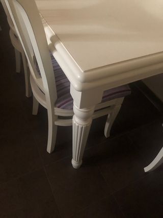 mesa rectangular madera maciza