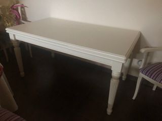 mesa rectangular madera maciza