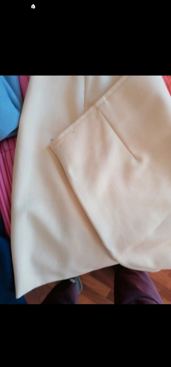 Minigonna panna 44 M-L