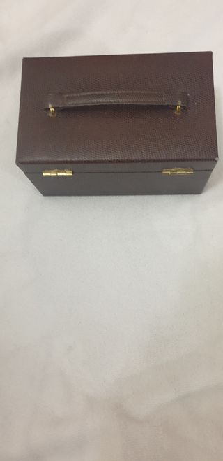 Joyero vintage marron