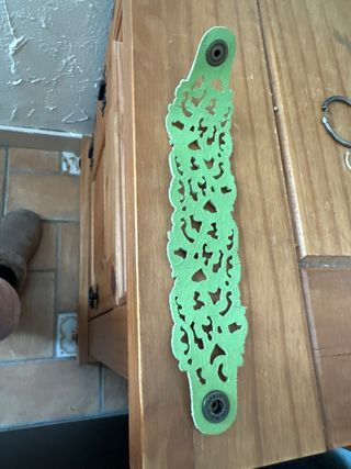 Pulsera tous cuero verde