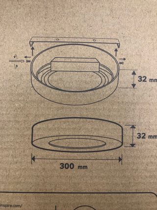 Plafón de interior redondo downlight led INSPIRE