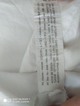 Camisola blanca Zara Woman Talla L
