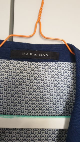 Traje Zara azul tinta